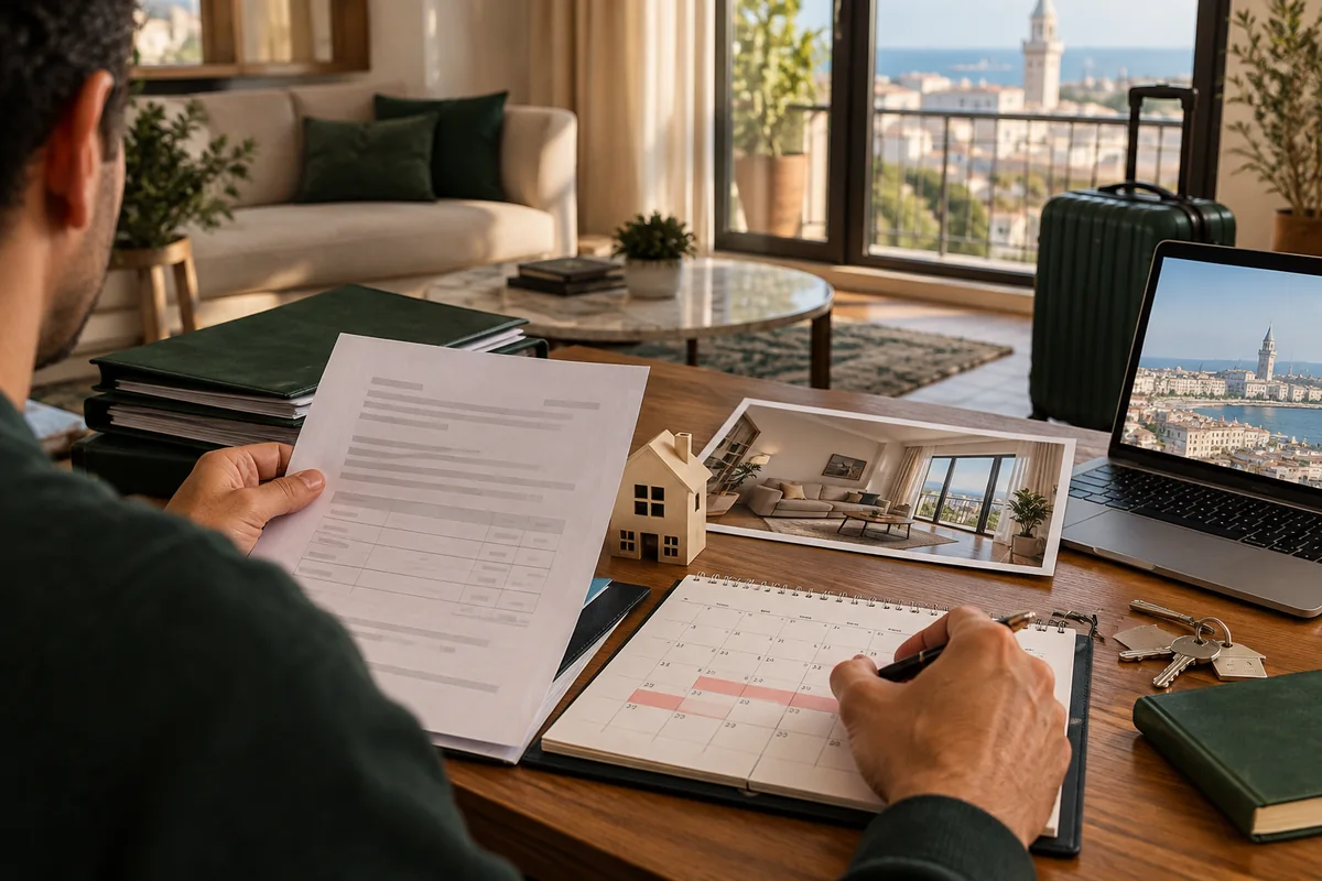 Loyers impayés et propriétaire vivant à l’étranger : appartement et dossier de loyers avec calendrier de paiements